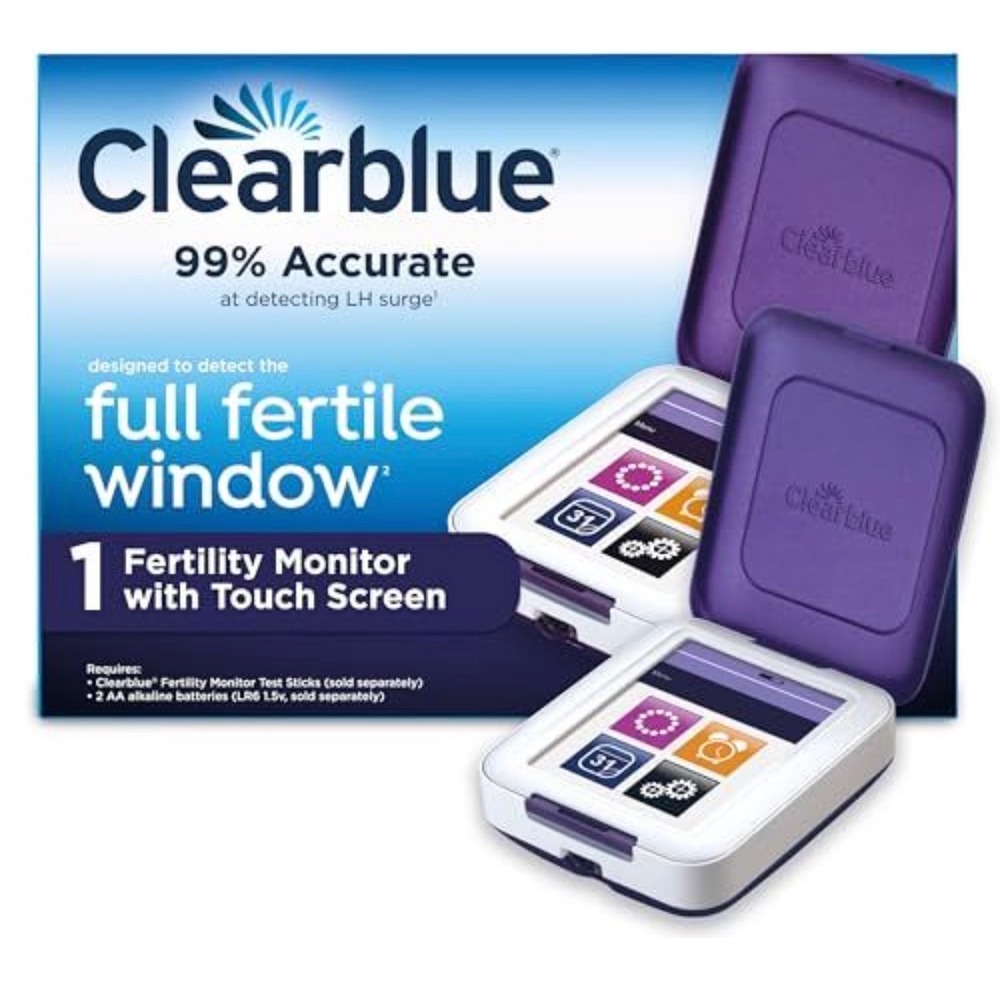 Clearblue Fertility Monitor with Touch Screen 1 Count Track Ovulation LH Surge